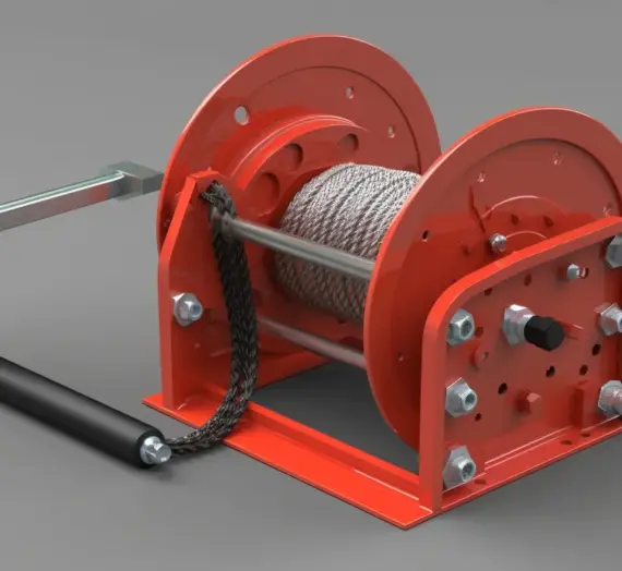 Montaż wyciągarki na lawecie