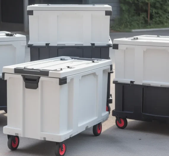 Skrzynie transportowe na kółkach