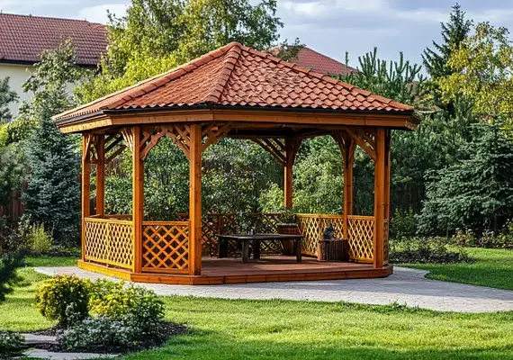 Co na podłogę do altany?