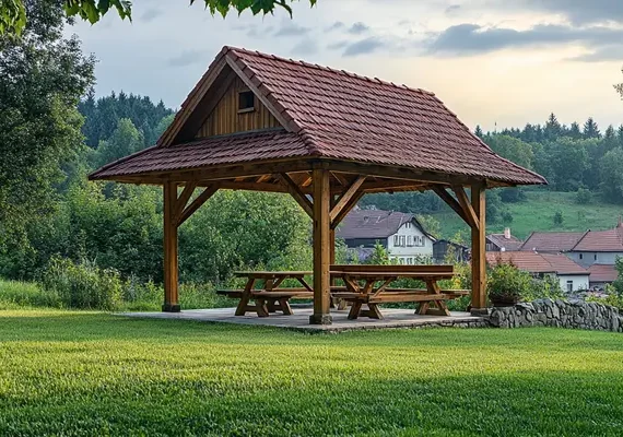 Co położyć na dach altany?