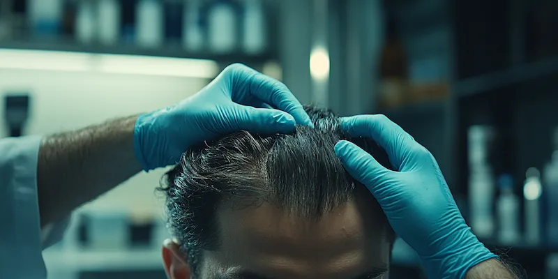 Łysienie plackowate na brodzie jak leczyć?