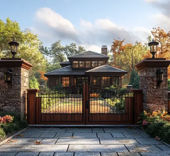 Alu Zäune aus Polen mit Montage