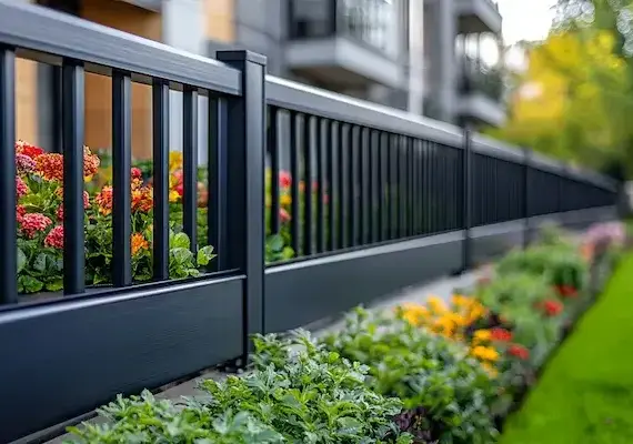 Sichtschutzzäune aus Polen mit Montage