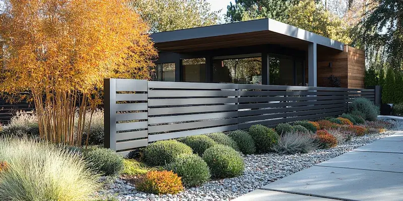 Zaun aus Polen mit Montage