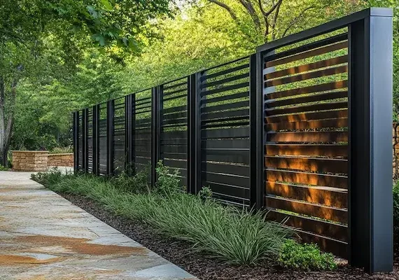 Zaunelemente aus Polen