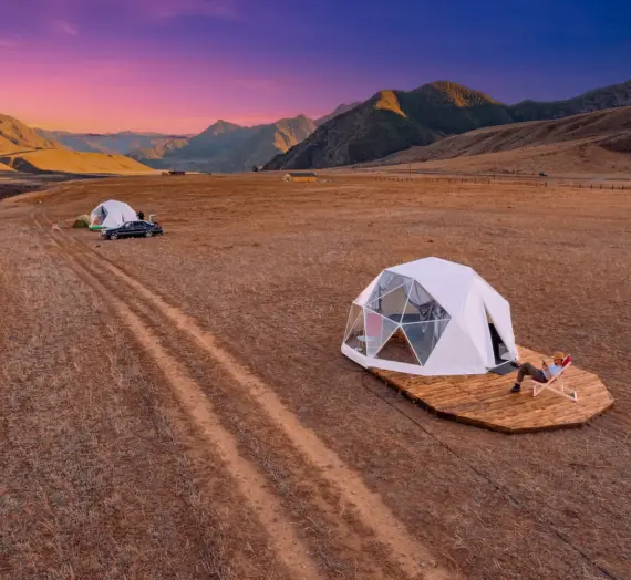 Namiot sferyczny mieszkalny