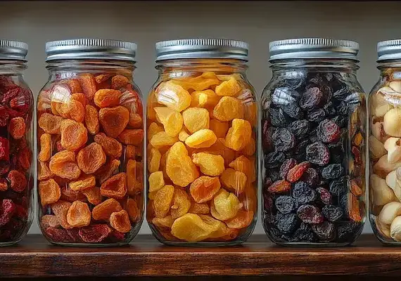 Gdzie trzymać suszone owoce?