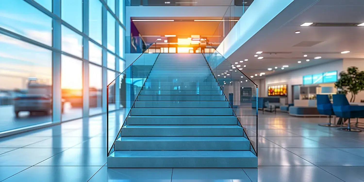 Balustrady szklane zewnętrzne Warszawa