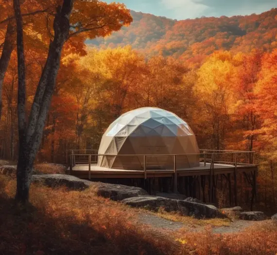 Namiot glampingowy całoroczny