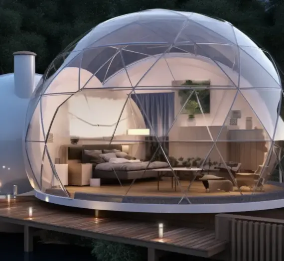 Namiot sferyczny całoroczny